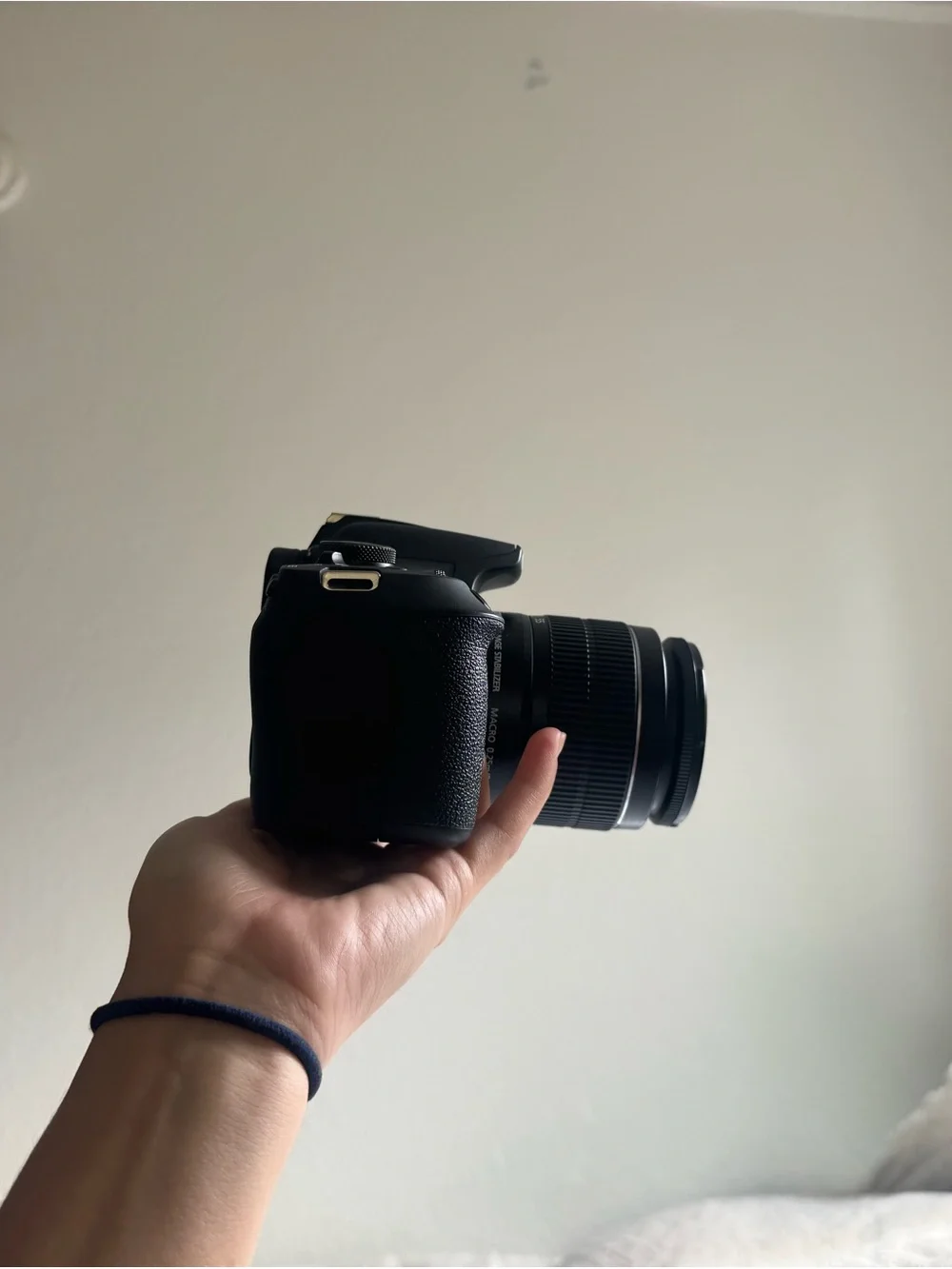 Canon DSLR Camera in Black with Standard Zoom Lens